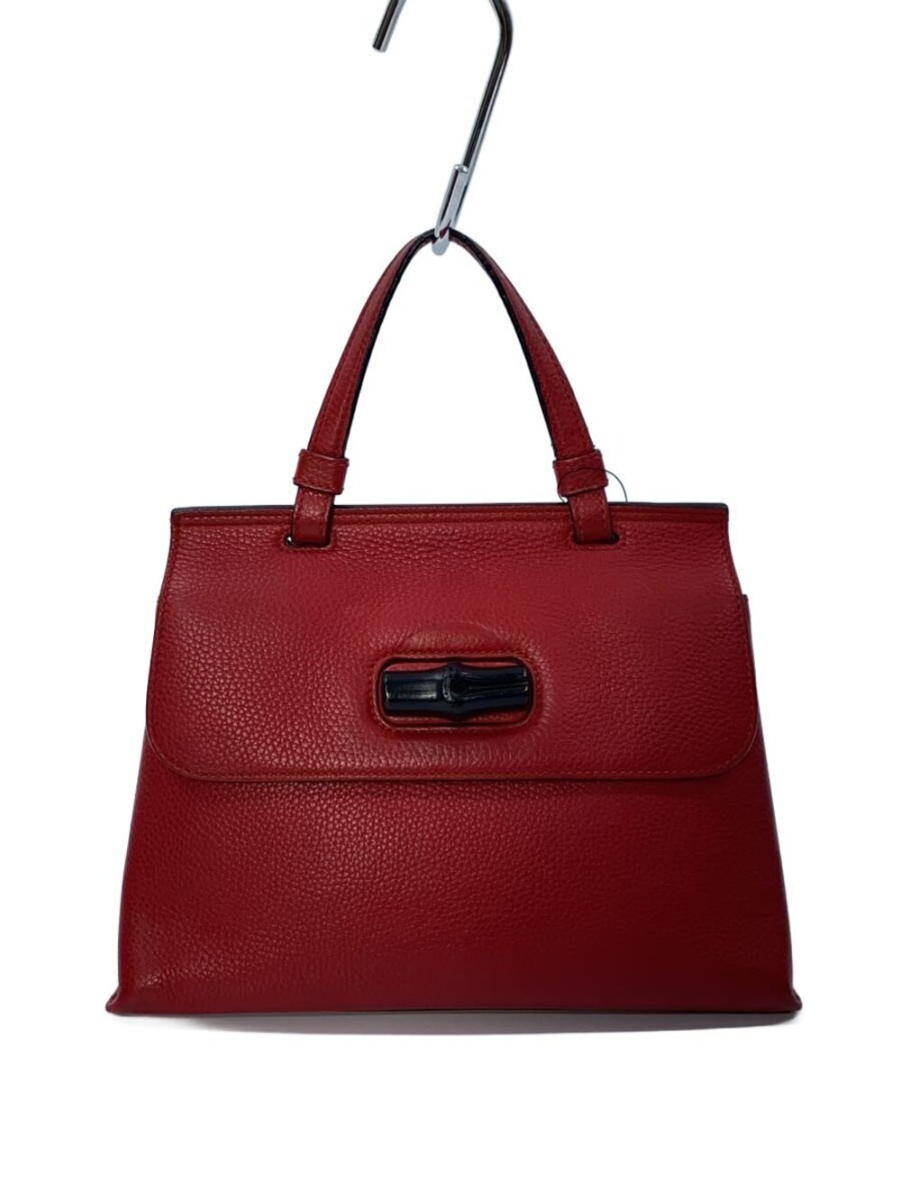 Gucci Shoulder Bag Bamboo Daily Leather RED